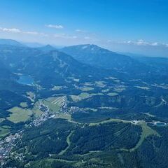 Flugwegposition um 13:11:01: Aufgenommen in der Nähe von Halltal, Österreich in 2041 Meter